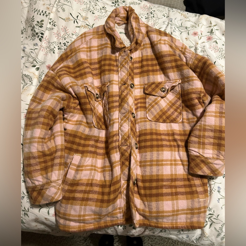 Aerie heavy weight flannel jacket/shacket